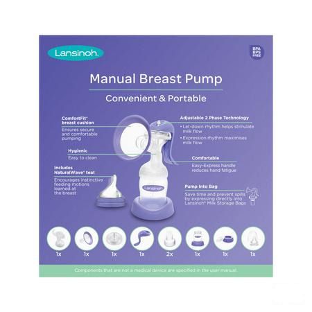 Lansinoh Tire-Lait Manuel Natural Wave