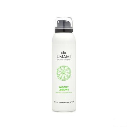 Umami Woody Lemons Berg.&Ced.A/Pers.Spray 24H150 ml