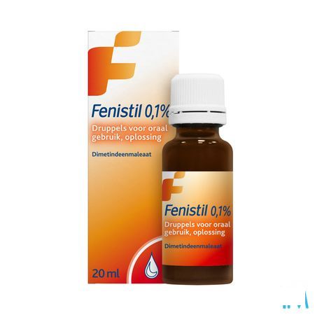 Fenistil 0,1% Drinkbare Oplossing 1 mg/ml Druppels 20 ml