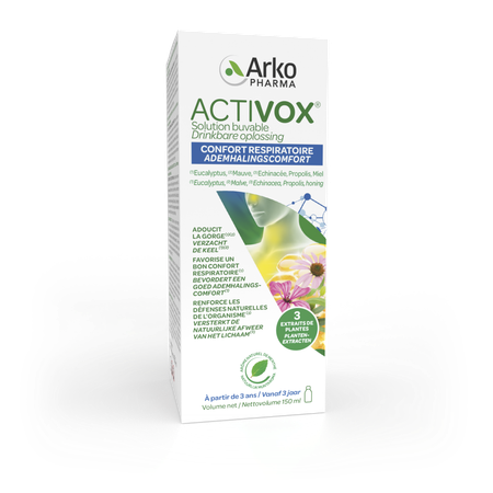 Activox Sirop Aux Herbes 150 ml  -  Arkopharma