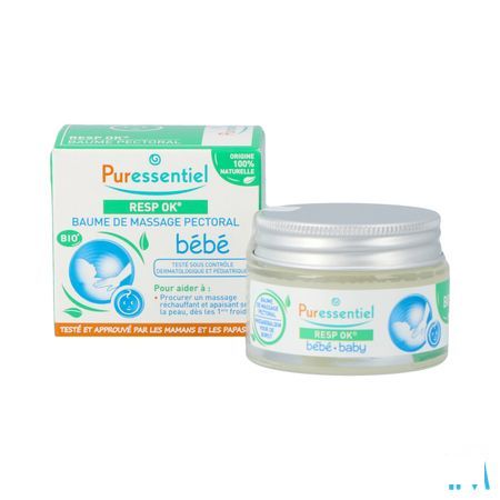 Puressentiel Ademhaling Massagebalsem Baby 30 ml  -  Puressentiel