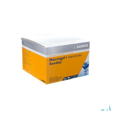 Macrogol + Electr Sandoz Poeder Ciroensmaak 50x13,7g 