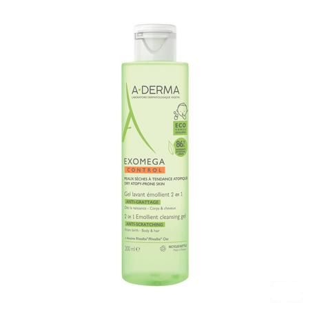 Aderma Exomega Control Reinigingsgel 2in1 200 ml  -  Aderma