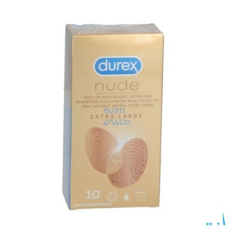 Durex Nude Xxl Preservatifs 10