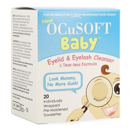 Ocusoft Baby Oplossing Oogreiniger Doekjes 20  -  Simovision