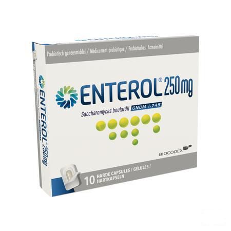 Enterol 250 mg Capsule Harde Dur sans blister 10x250 mg