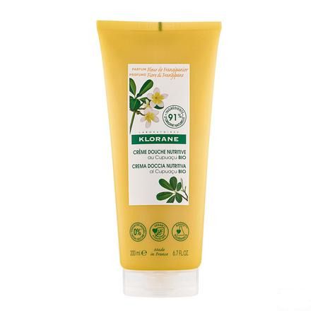 Klorane Lichaam DoucheCreme Plumeria 200 ml