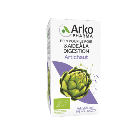 Arkogelules Artichaut Bio Capsule 40  -  Arkopharma