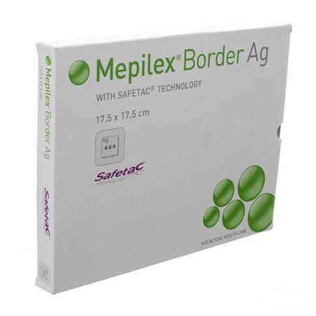 Mepilex Border Ag Pansement Ster 17,5x17,5 5 395410  -  Molnlycke Healthcare