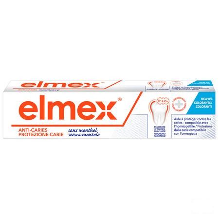 Elmex A/Caries Z/Menthol Tandpasta Tube 75 ml