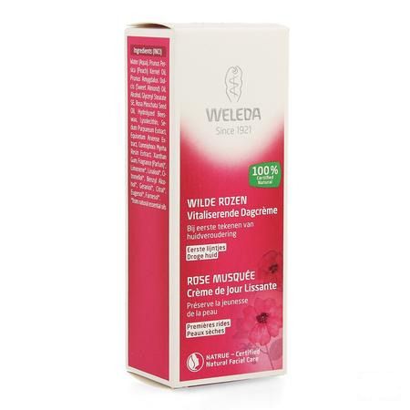 Weleda Wilde Rozen Dagcreme Vitaliserend Tube 30 ml  -  Weleda