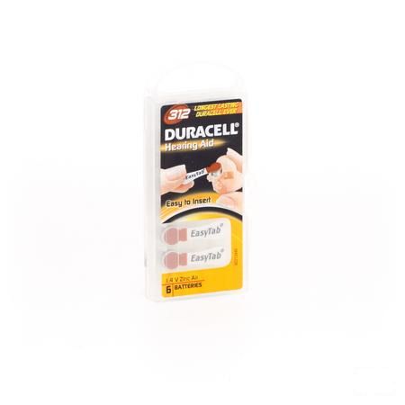 Duracell Easytab Hoorbatterij Da312 6 Bruin