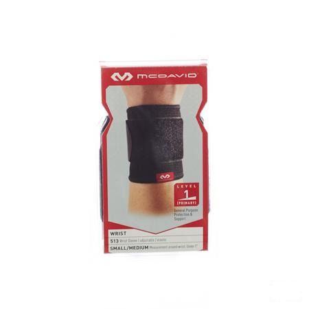 Mcdavid Wrist Brace Elastic Black sans m 513