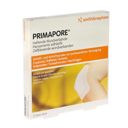 Primapore S & n Verband Post-op 10cmx 8cm 5 66030263  -  Smith Nephew