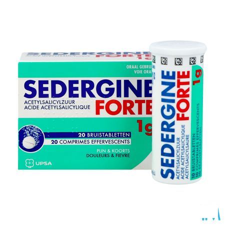 Sedergine Forte Bruis 1 Gr Tabletten 20