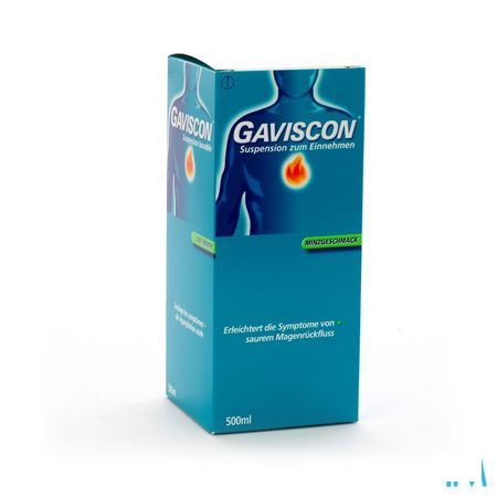 Gaviscon Menthe Munt Suspensie Drink 500 ml