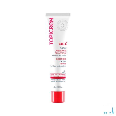 Topicrem Cica Creme Verzachtend Tube 40 ml