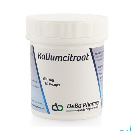 Kaliumcitraat 600 mg V-Capsule 60  -  Deba Pharma