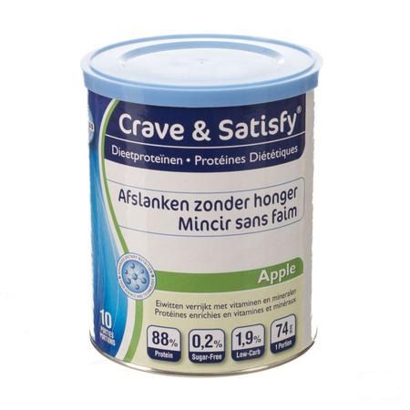 Crave & Satisfy Dieetproteinen Apple Pot 200 gr