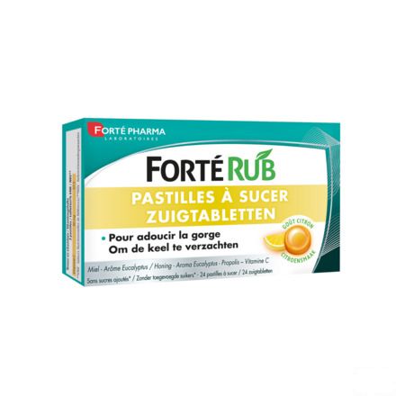 Forte Rub Keeltabletten Citroen 24  -  Forte Pharma