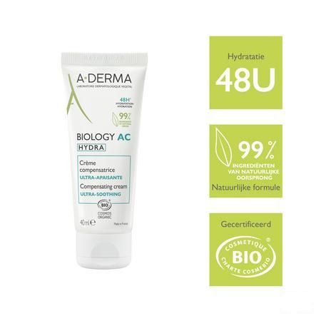 Aderma Biology Ac Hydra Compenserende Creme 40 ml