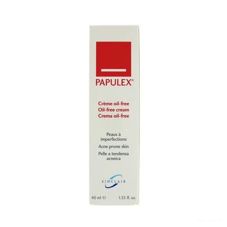 Papulex Creme Oil Free Acnehuid Tb40 ml Verv2356954