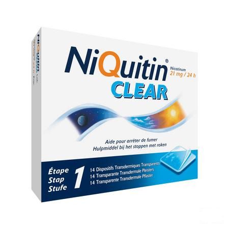 Niquitin Clear Patches 14 X 21 mg