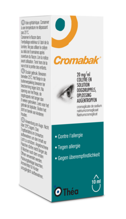 Cromabak Collyre 2% 10 ml 