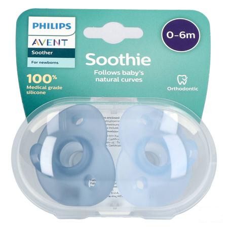 Philips Avent Fopspeen +0M Soothie Boy 2