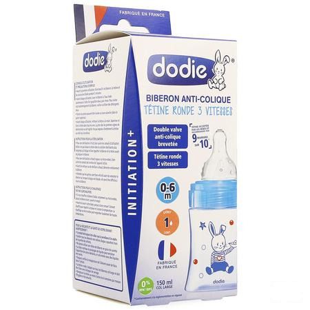 Dodie Biberon Initiation+ Bateau Bleu 150 ml