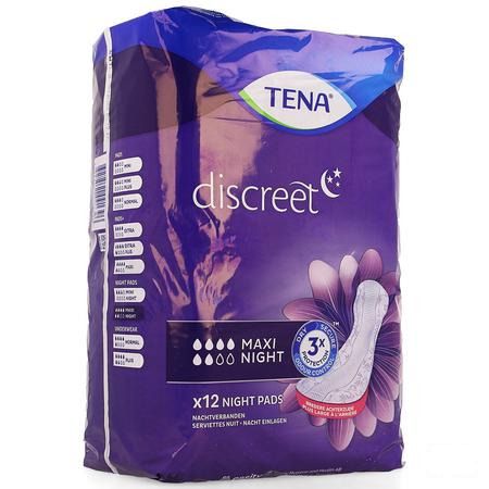 Tena Discreet Maxi Night 12