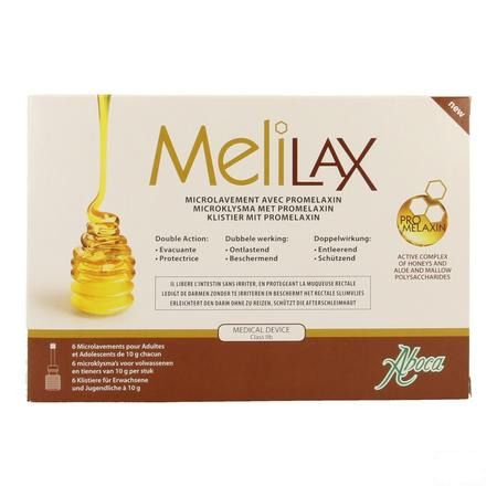 Melilax Microlavement 6x10 gr  -  Aboca