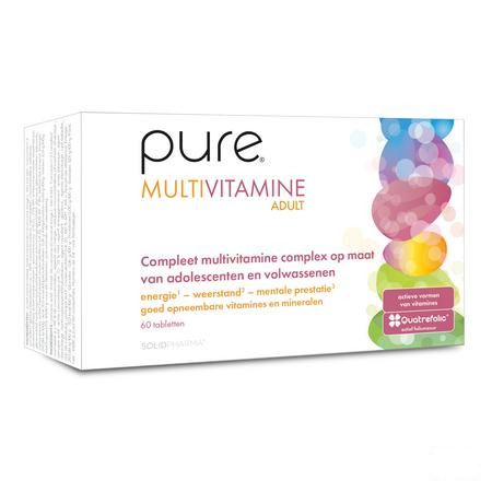 Pure Multivitamine Adult Tabl 60