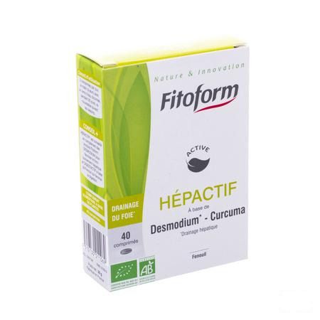 Hepactif Comprimes 40 Fitoform  -  Bioholistic Diffusion
