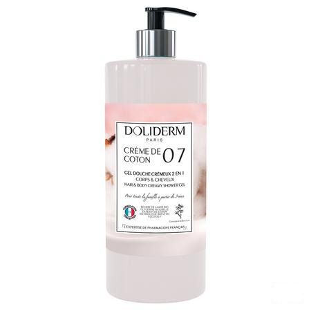 Doliderm Douchegel 2In1 Creme De Coton Pompfl 1L