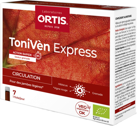 Ortis Toniven Express Monodosis Flacon 7x15 ml  -  Ortis