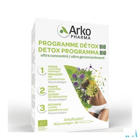 Arkofluide Programme Detox Ampoule 30  -  Arkopharma