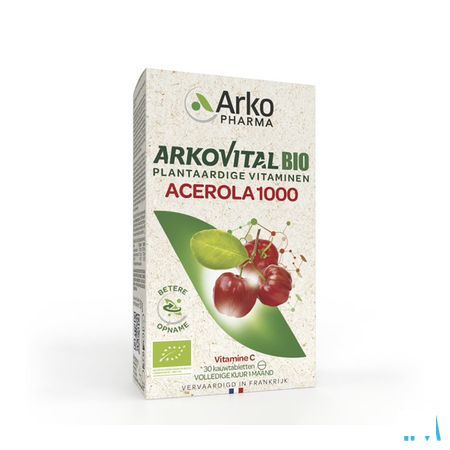 Arkovital Acerola 1000 Bio Kauwtabl 30