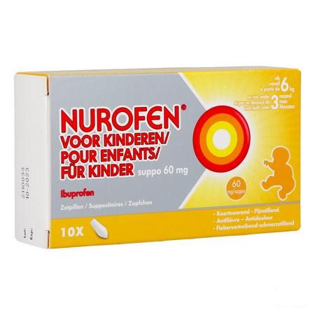 Nurofen Kind 60 mg Suppo 10 X 60 mg