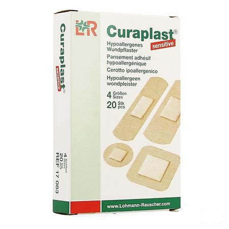 Curaplast Pansement Adhesif 4 Tailles 20 17083  -  Lohmann & Rauscher