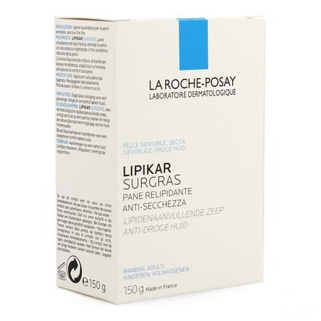 Lipikar Overvet Wasstuk 150 gr  -  La Roche-Posay