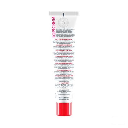 Topicrem Cica Creme Verzachtend Tube 40 ml