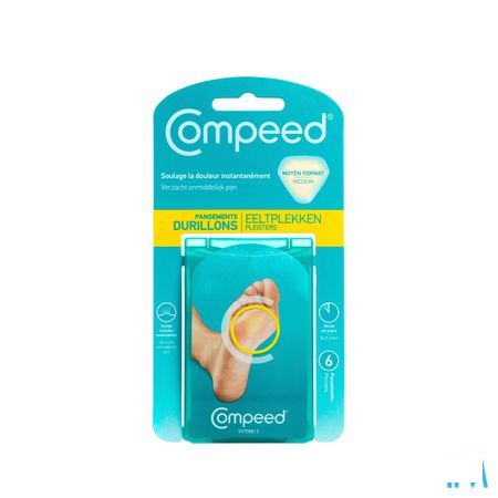 Compeed Pleister Eeltplek Voeten Medium 6