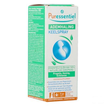 Puressentiel Ademhaling Keelspray 15 ml  -  Puressentiel