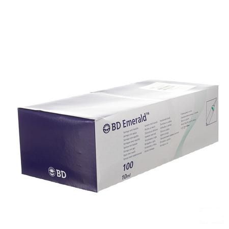 Bd Emerald Spuit 10 ml + Naald 21 gr 1 1/2 100 307737