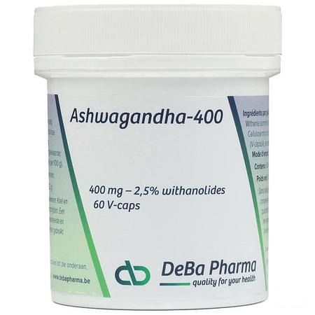 Ashwagandha 400 V-Capsule 60  -  Deba Pharma