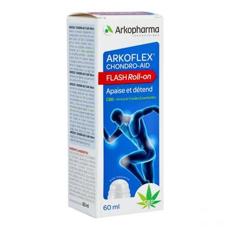 Arkoflex Chondro-Aid Flash Roll On Tube 60ml  -  Arkopharma 