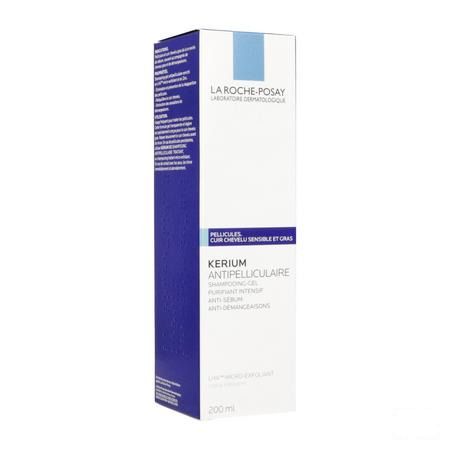 Kerium Shampoo Gel Antipelliculaire Pg 200 ml  -  La Roche-Posay