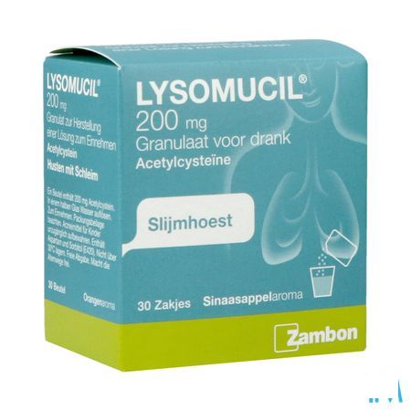 Lysomucil 200 Gran Sachets 30 X 200 mg