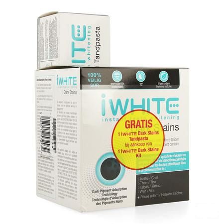 Iwhite Dark Stains Kit + Dentifrice 75 ml